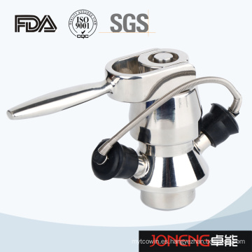 Válvula de muestreo soldada sanitaria de acero inoxidable (JN-SPV1002)